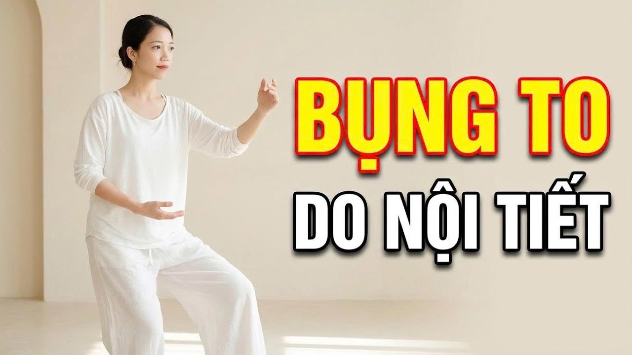 BỤNG TO KHI ĐỨNG | GIẢM MỠ BỤNG DƯỚI KHÔNG NHẢY – PHỤ NỮ 35+ VẬN ĐỘNG NHẸ