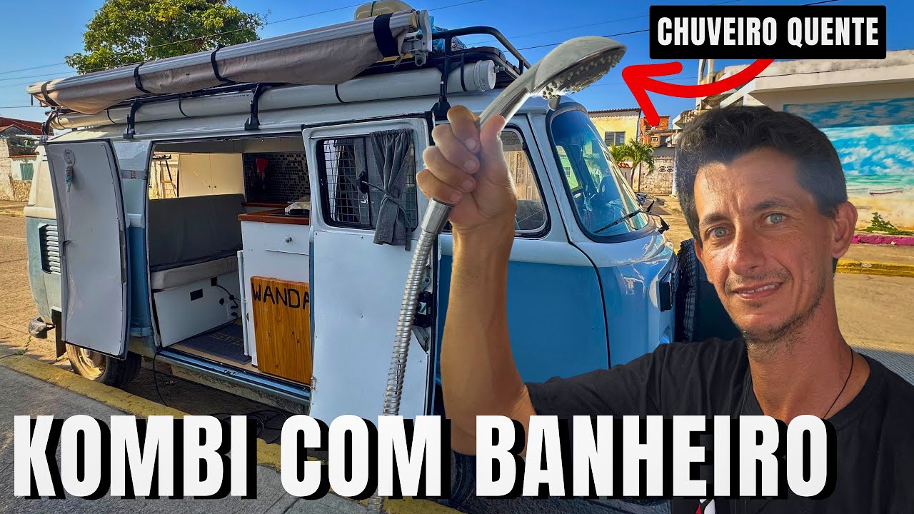 TOUR COMPLETO DA NOSSA KOMBIHOME COM BANHEIRO