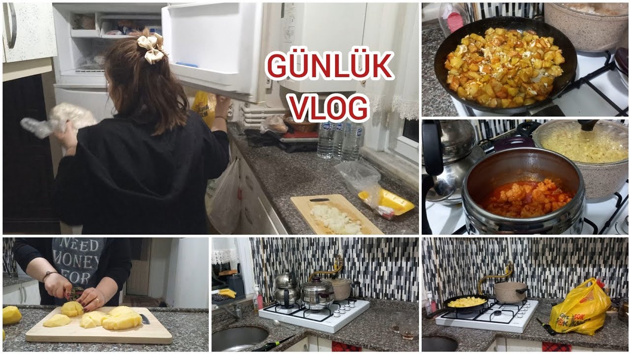 GÜNÜN MENÜSÜ/BUZLUKTAN ÇIKARIP YAPTIM/AKŞAM KAHVALTISI/FİKİR OLSUN/GÜNLÜK VLOG/MİNİ ALIŞVERİŞ 
