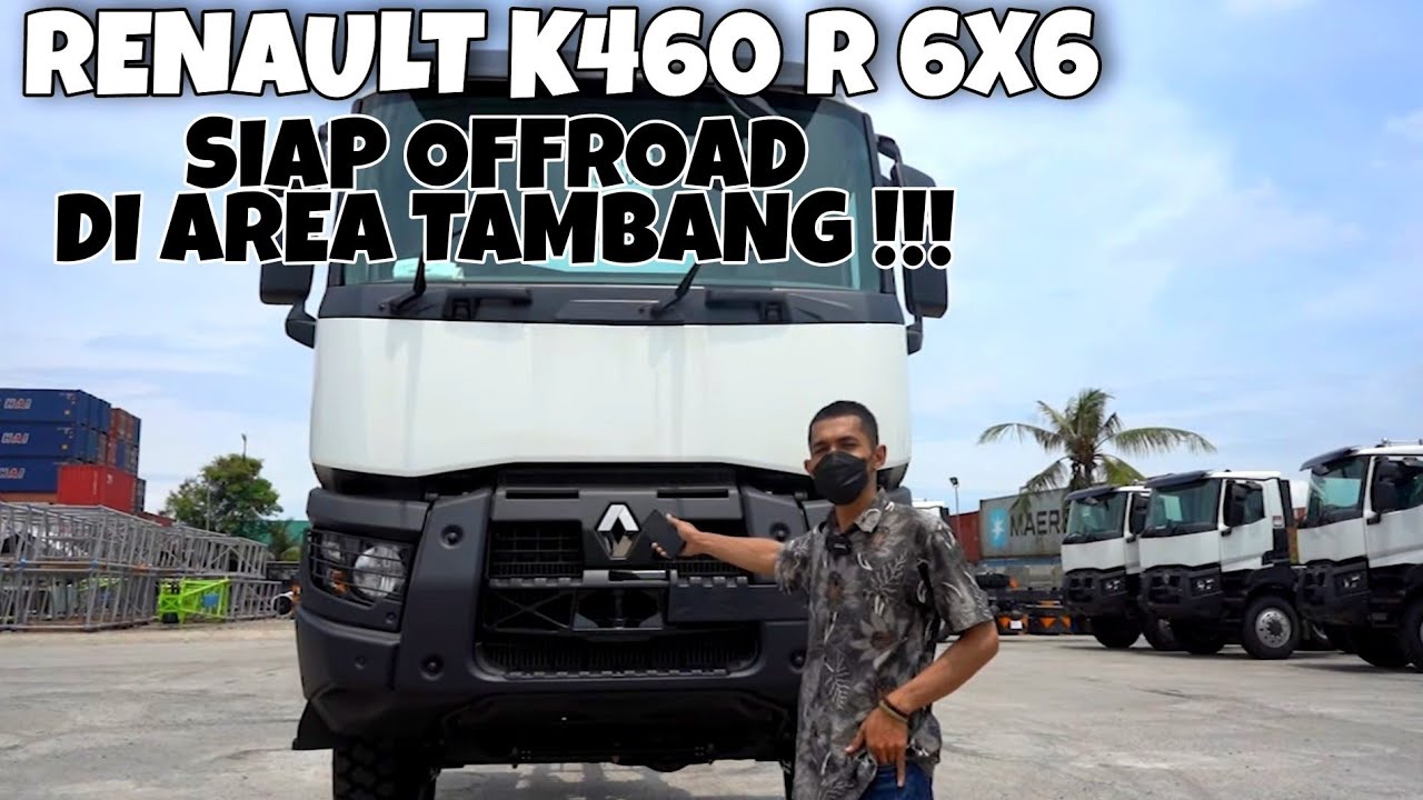 RENAULT K460 R 6x6 PT Indo Traktor Utama, Truk Asal Prancis Untuk Tambang Batuabara, Nikel, Logging