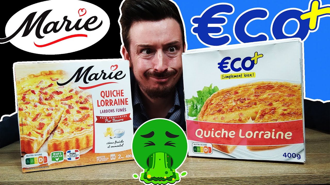 QUICHE LORRAINE MARIE vs QUICHE LORRAINE ECO+ !
