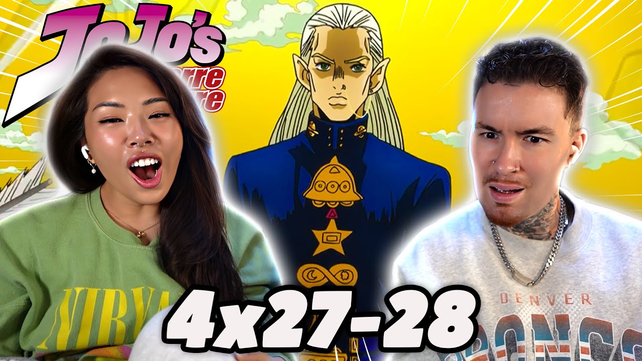 AN ELF & AN ALIEN?! IN JOJOS?! | JoJo's Bizarre Adventure PART 4 Ep 27 & 28 REACTION