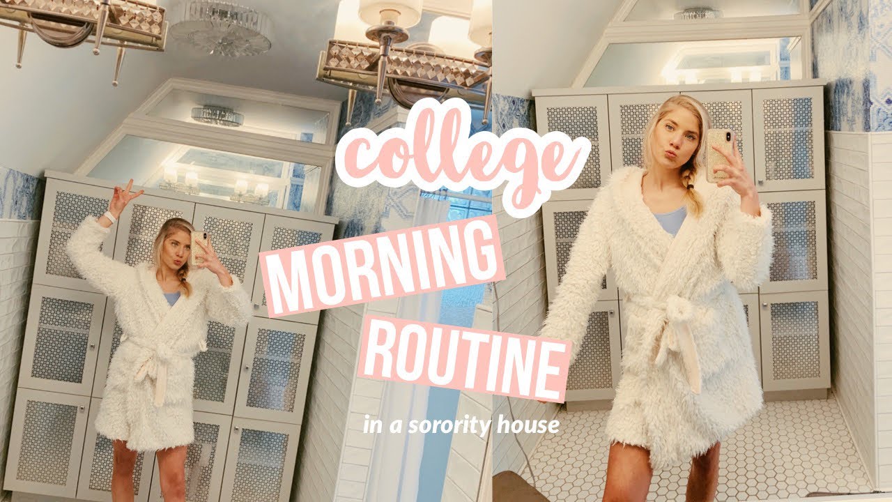 College Morning Routine // Sorority House Edition