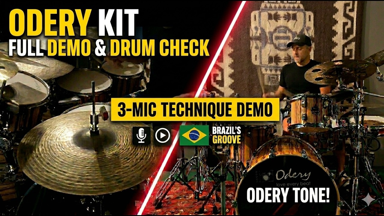 Phil Maturano and Odery Drums  -  Studio Sound demo