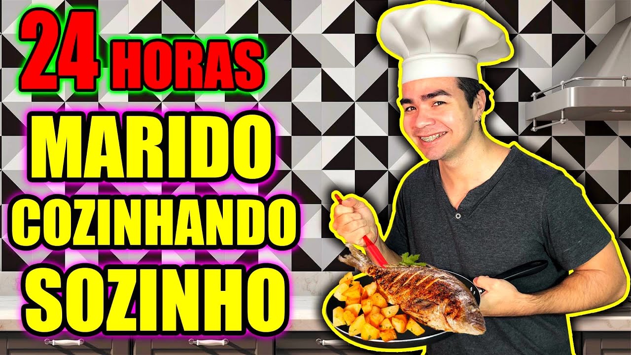 24 HORAS BOMBA COZINHANDO | Maru e Bomba