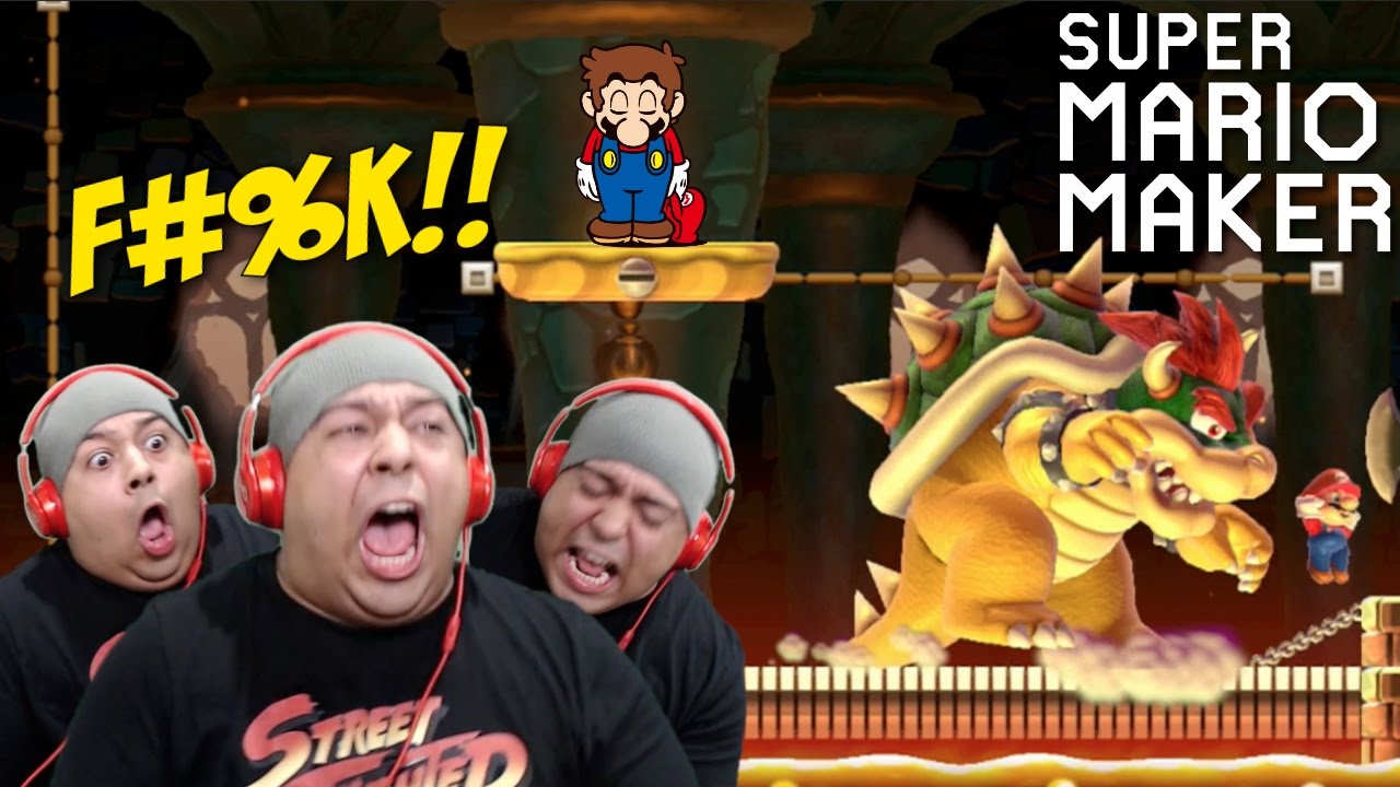 THIS IS F#%KING INTENSE!! [SUPER MARIO MAKER] [#59]