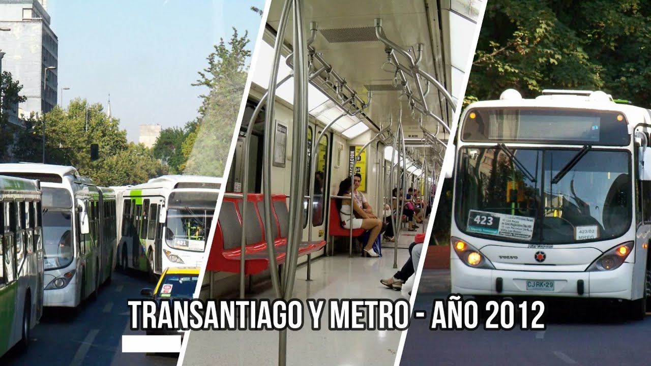 Transportes en Santiago de Chile 2012 (Transantiago- Metro)