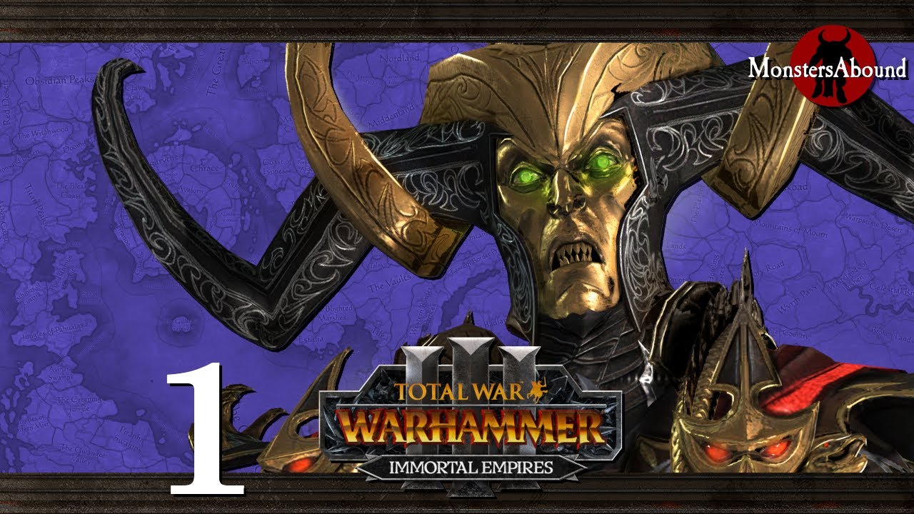 Total War: Warhammer 3 Immortal Empires Campaign — Наггаронд, Малекит #1