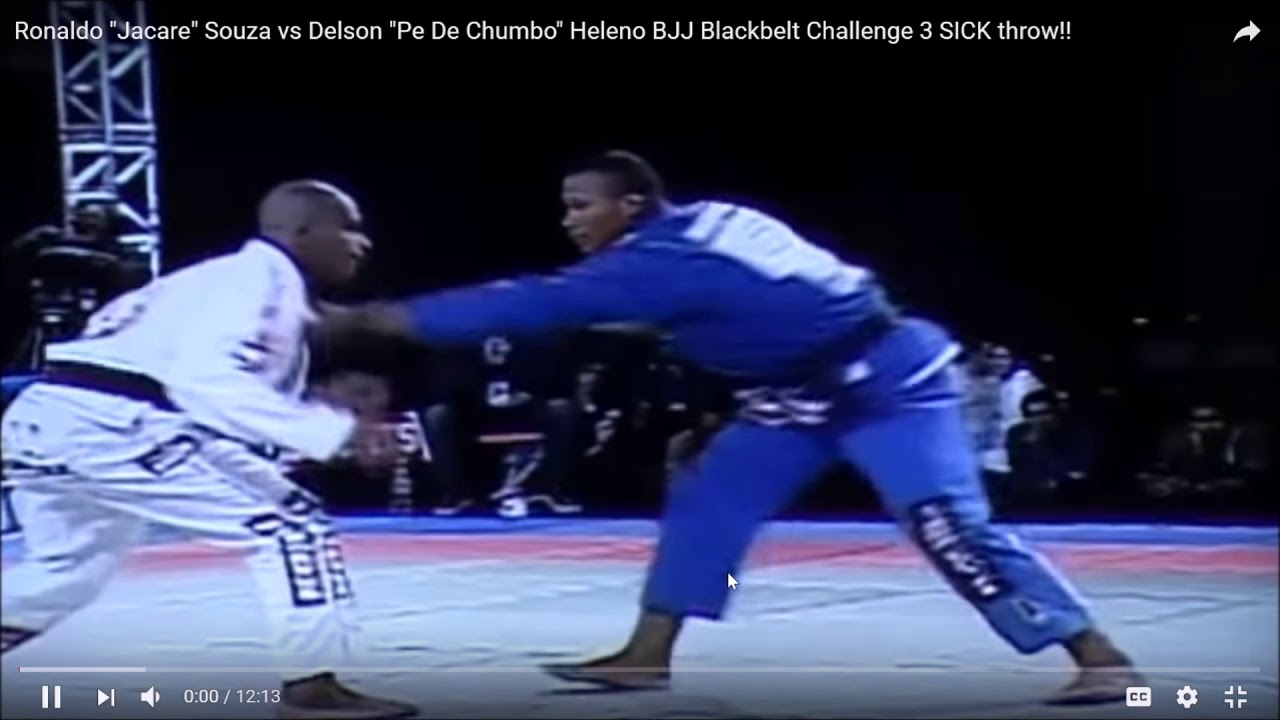 Ronaldo Souza judo hip throw