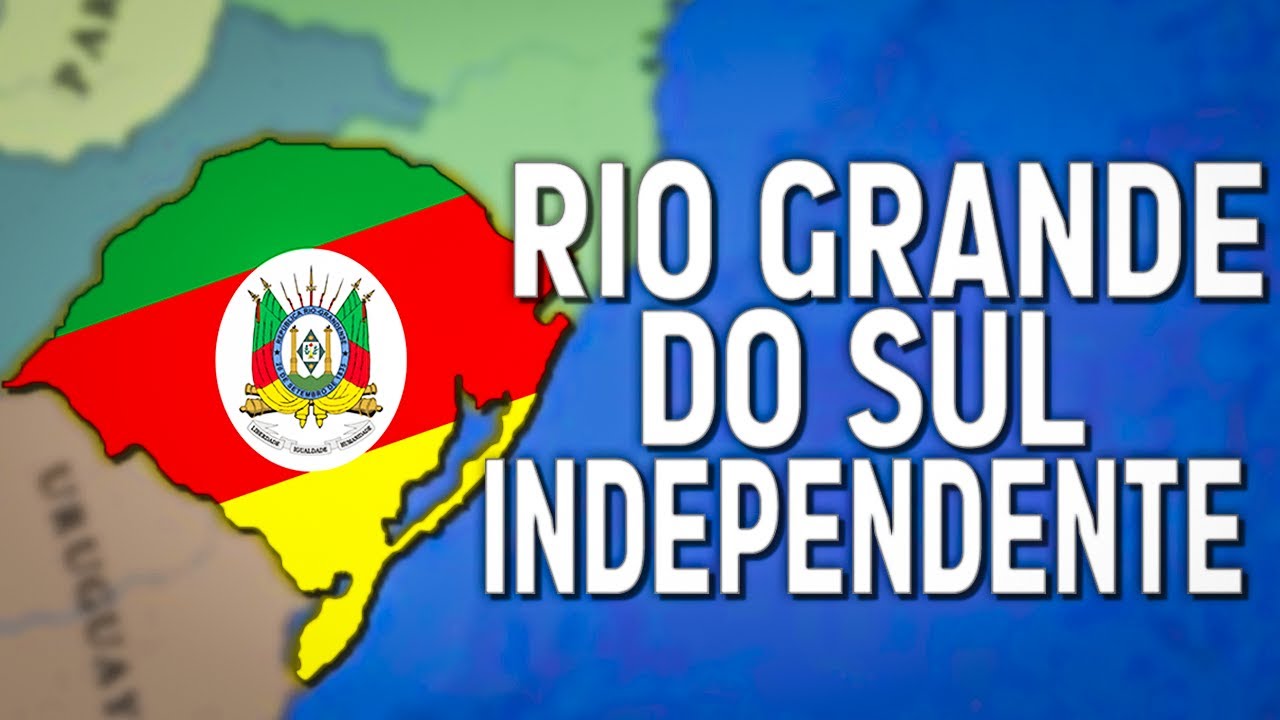 SIMULEI se o RIO GRANDE DO SUL VENCESSE O BRASIL em 1835