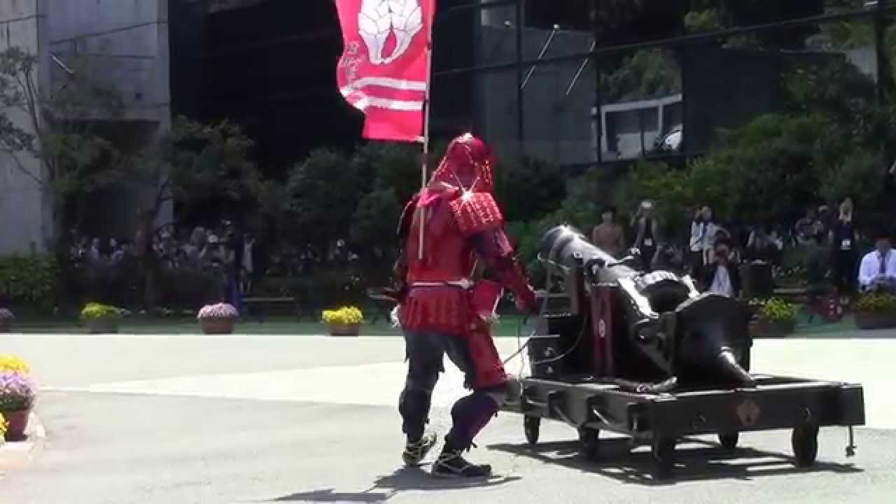 大友宗麟鉄砲隊国崩し！（於九州国立博物館10周年記念式典）