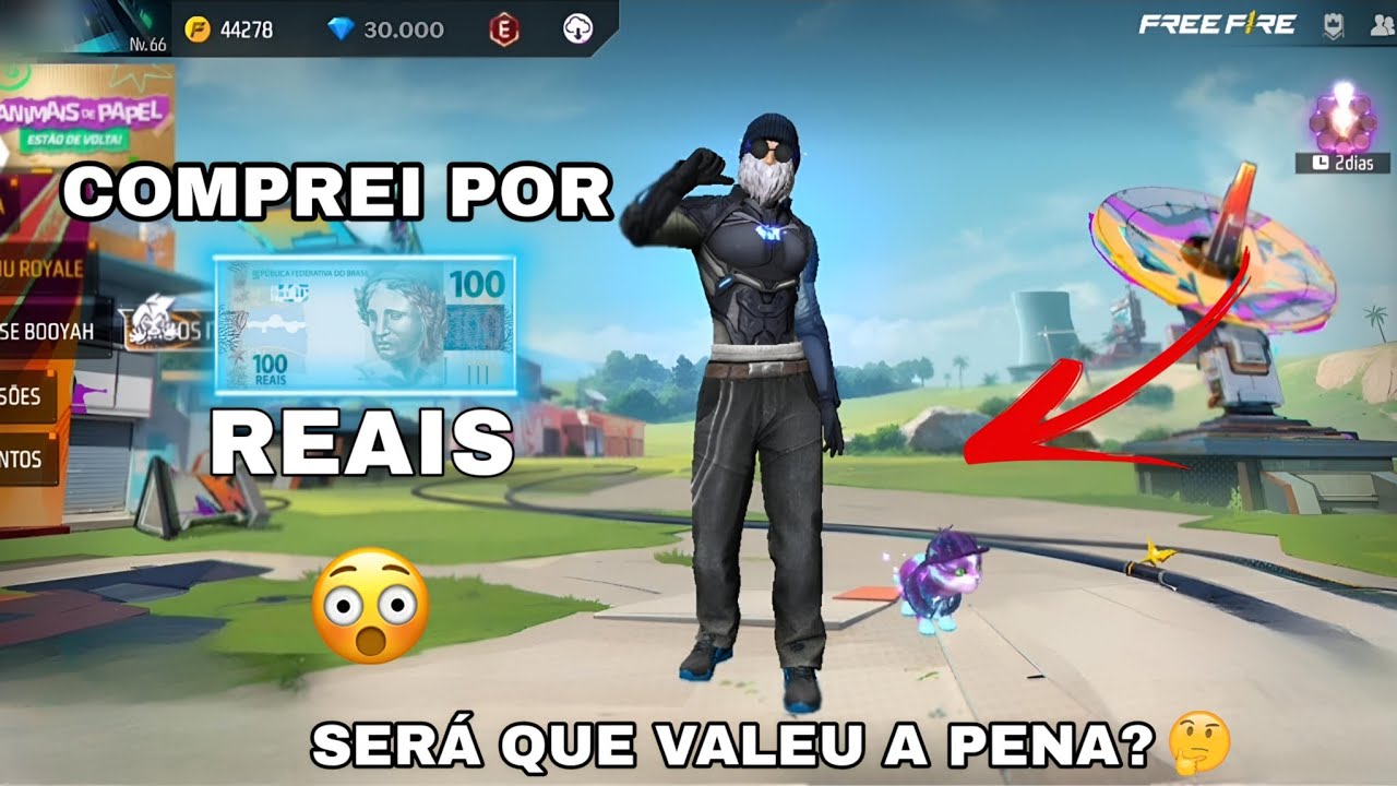 COMPREI UMA CONTA POR 100$ NO FREE FIRE😱😱😱 | SERÁ QUE COMPENSOU?!|