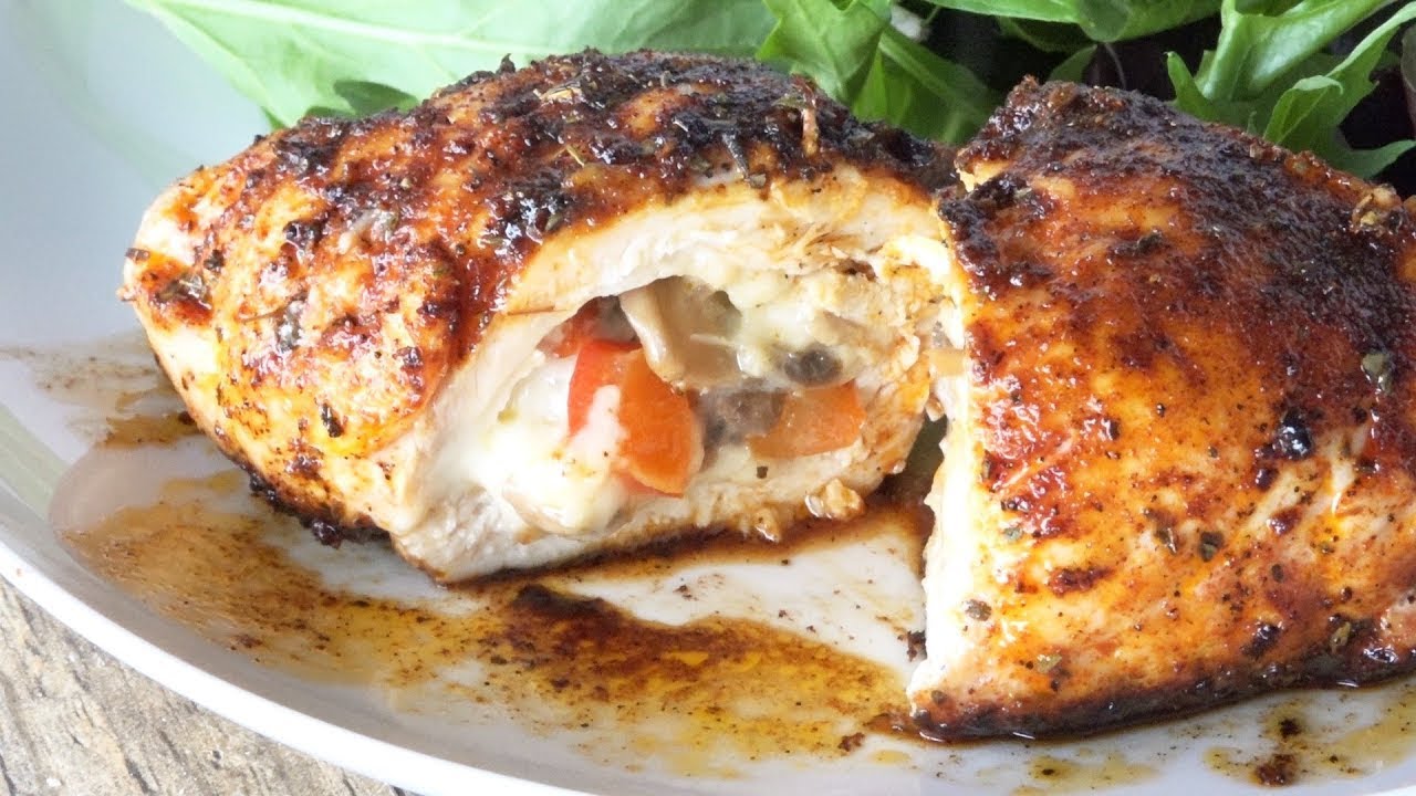 THE BEST STUFFED CHICKEN BREAST WITH SHRIMP & CRAB