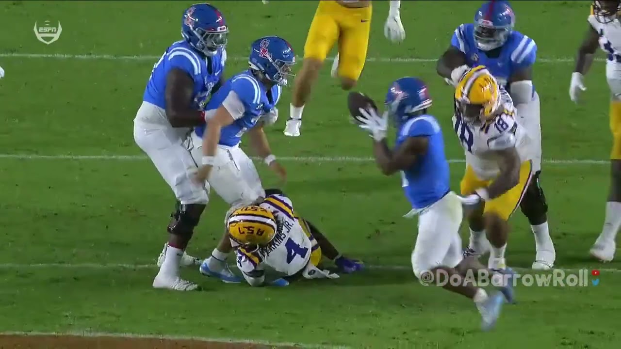 Ole Miss OL/Offense vs LSU Defense (2023)