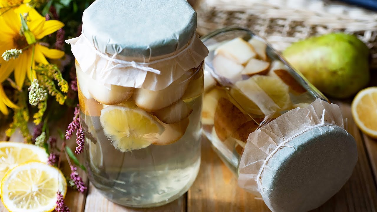 🍐🍋 Компот из груш с лимоном на зиму &mdash; видео рецепт / Pear and lemon compote, delicious recipe!
