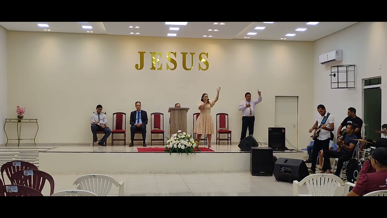 Banda Boas Novas adorando a Deus congregação Siloé 