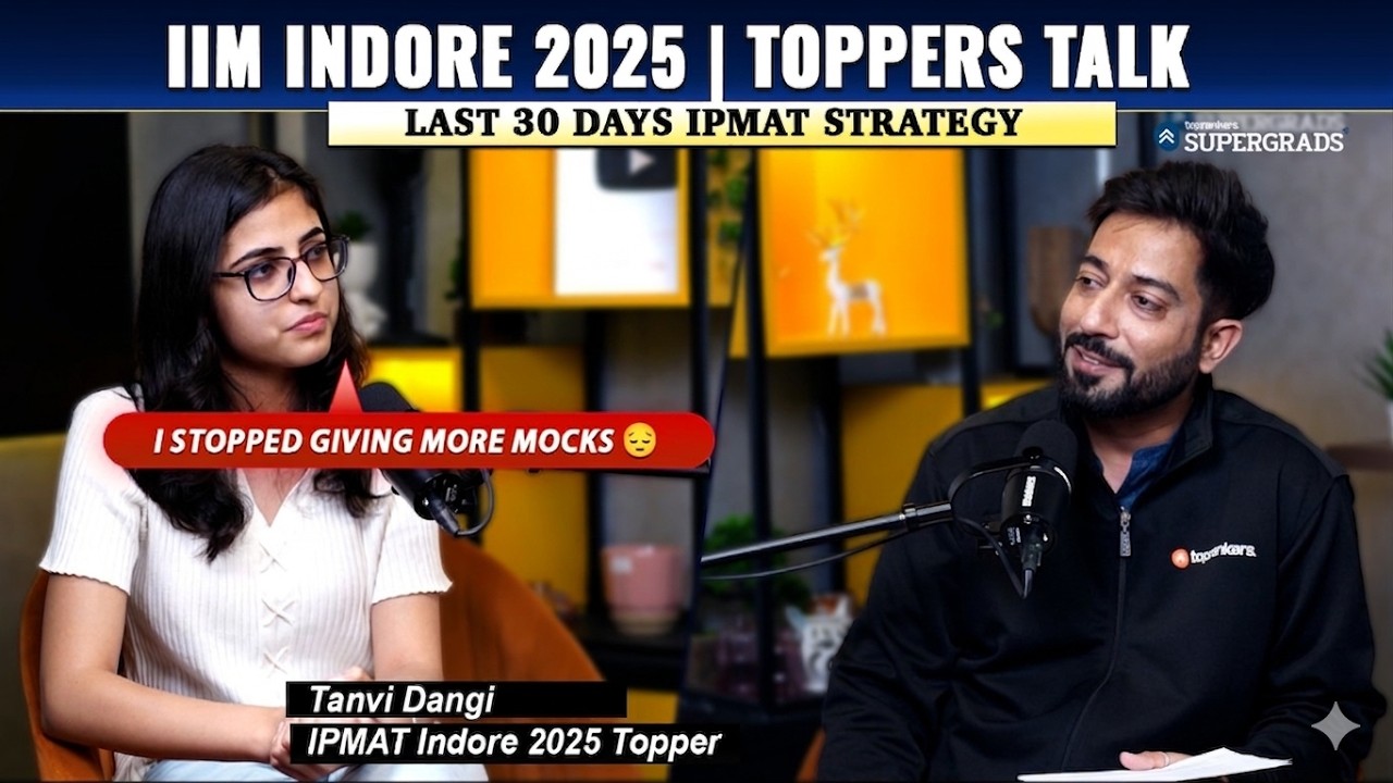 I Gave Less Mocks&hellip; Still Cracked IIM Indore 😳 | Tanvi Garg - IPMAT Indore 2025 Topper