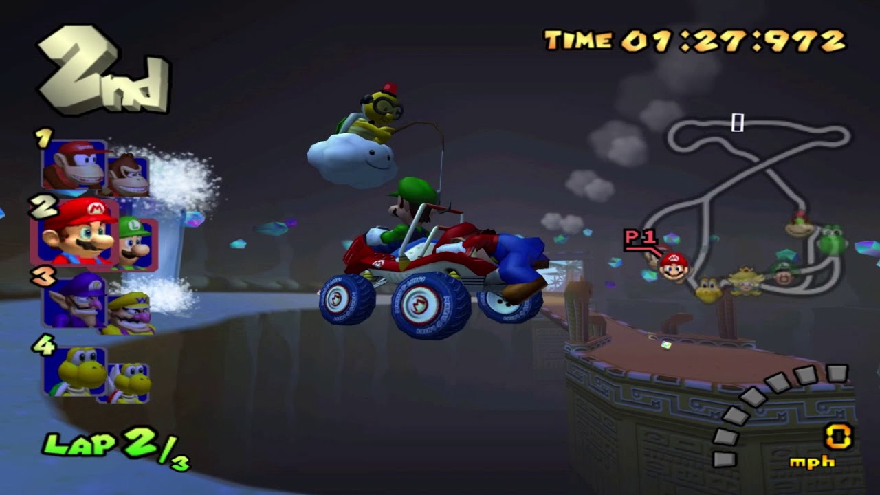 Mario Kart: Double Dash (GC) walkthrough - Dino Dino Jungle