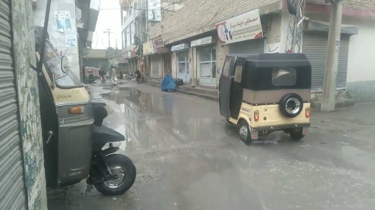 شلوغ ترین رود در هزاره تاون کویته پاکستان #hazaratown #quettacity
