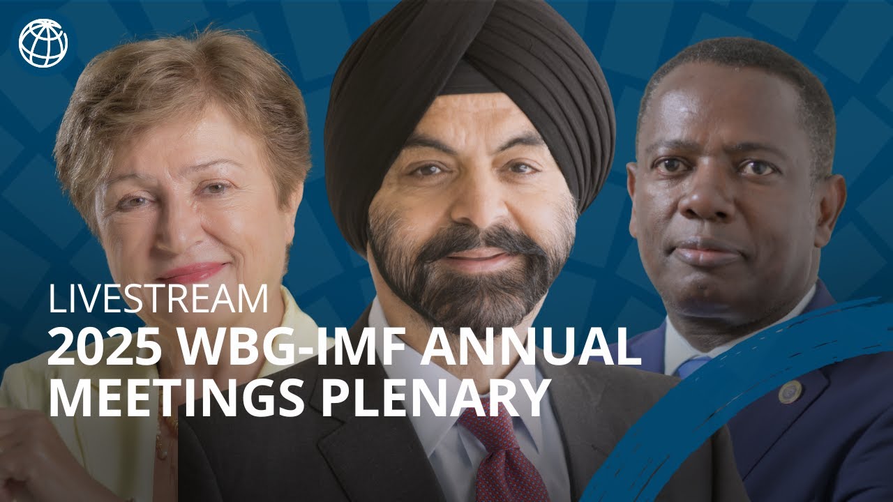 Annual Meetings Plenary #wbgmeetings