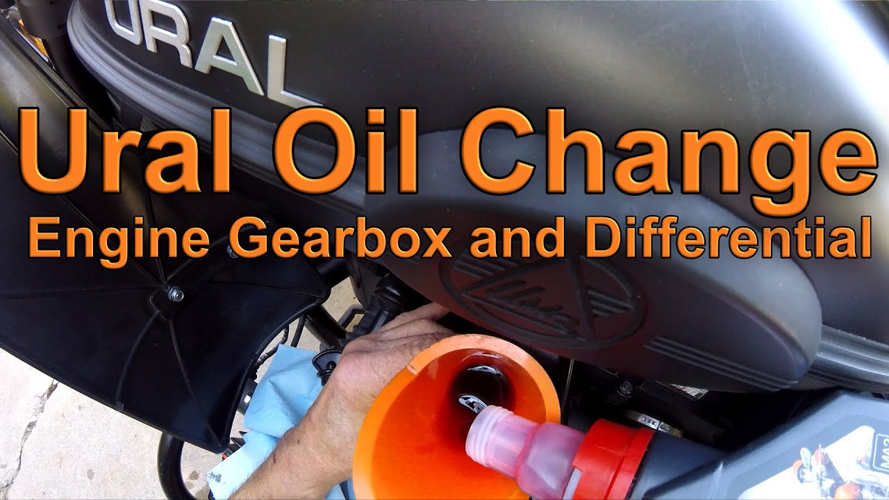 Ural Oil Change - Engine, gearbox and differential