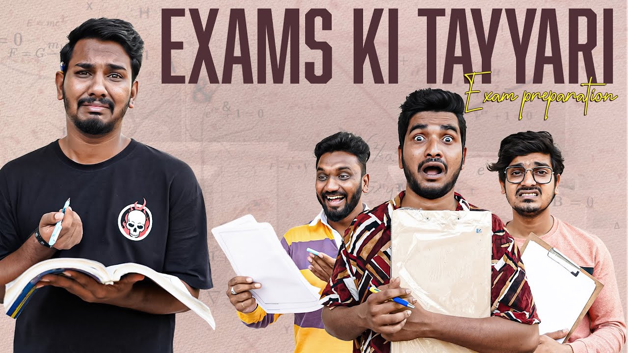 EXAMS KI TAYYARI (Funny Exam Preparation) | Warangal Diaries