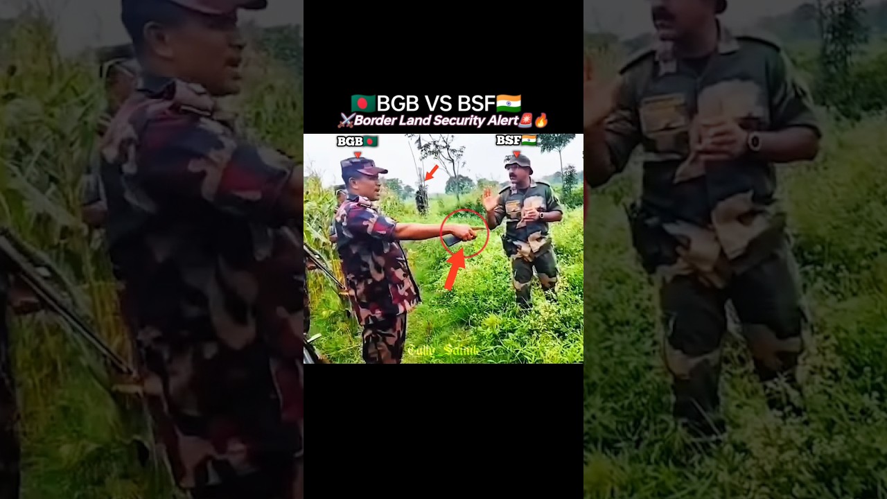 🇧🇩BGB Try To Mess With BSF Security⚔️BSF Power🇮🇳💀🔥#bsf #bgb #border #security #indianarmy #power