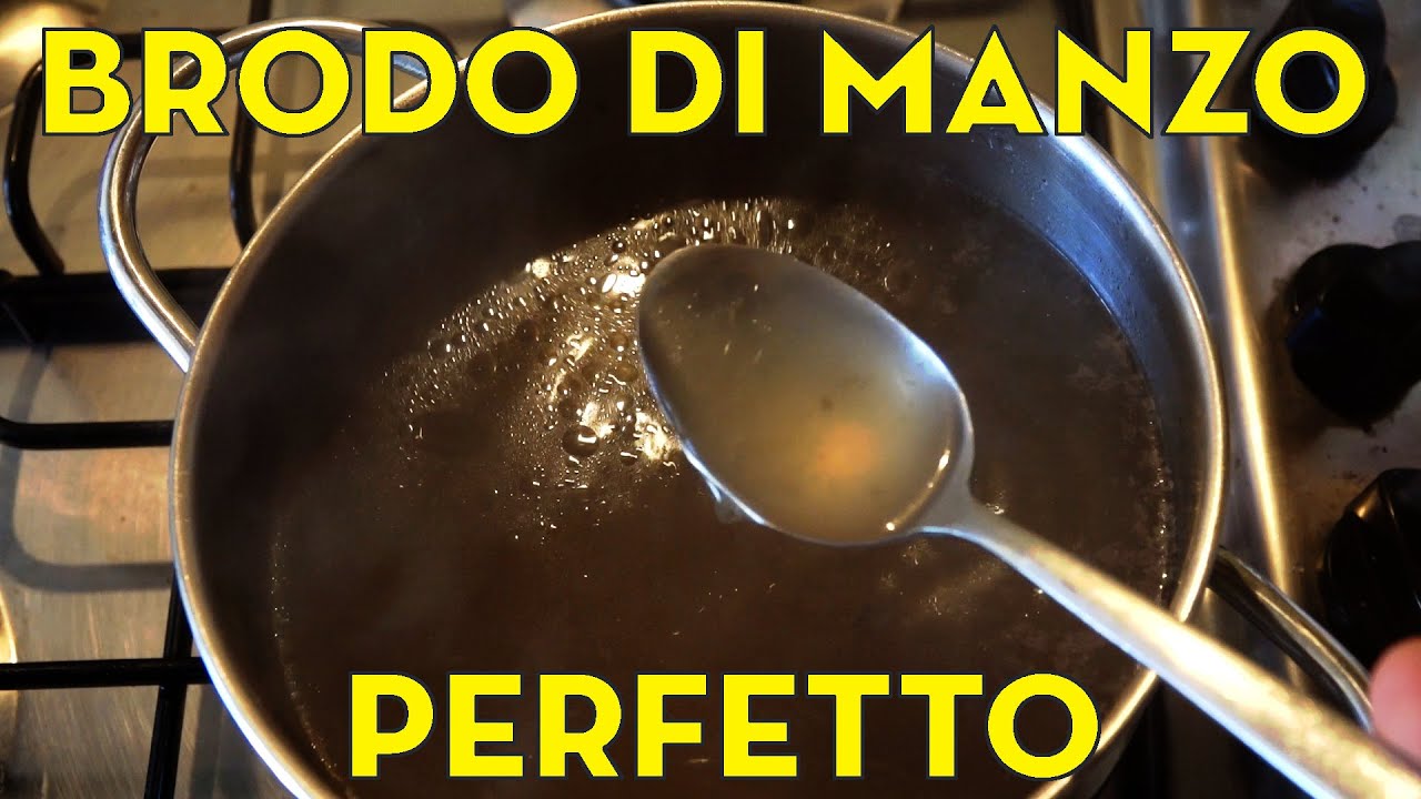 Come fare il brodo di manzo perfetto. In 2 ore... e una notte...