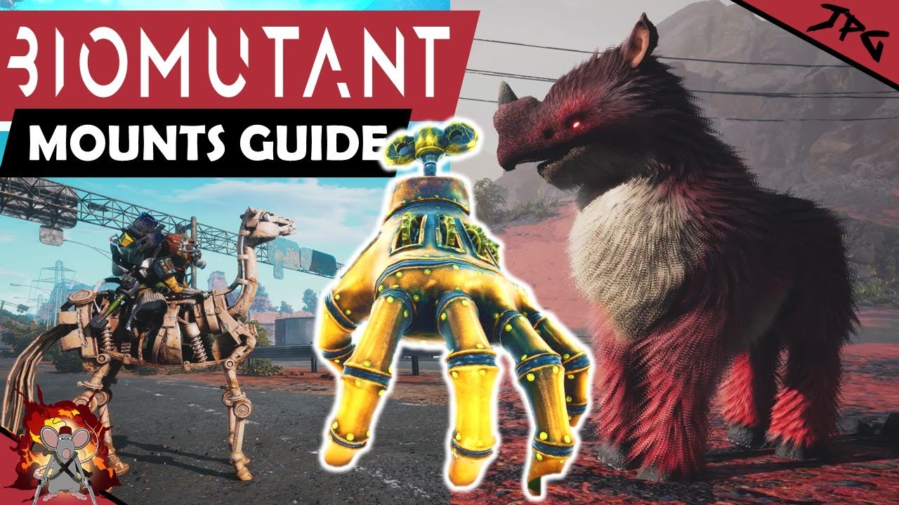 How To Get Mounts In Biomutant! Clockwork Hand! Unique Variants And Steampunk Creature!