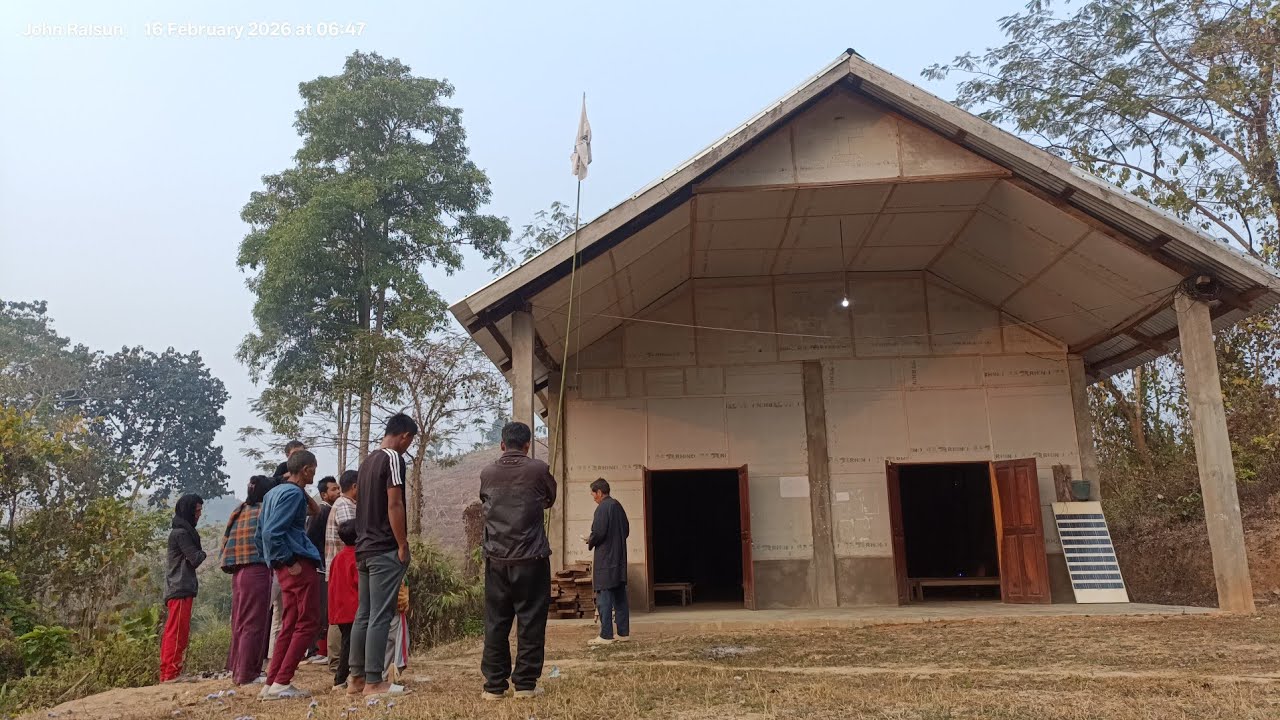D.Hmarveng. ici kṭp day Flag hoisting hmangna