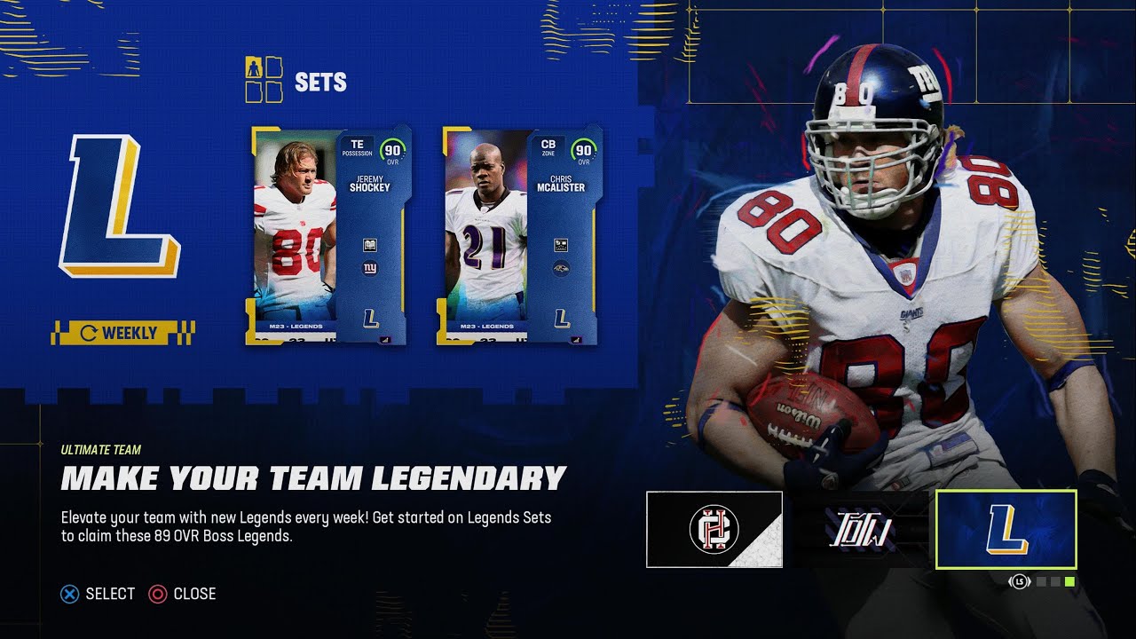 Legends Release #2: 3 Players Including the LTD & Boss Legend Token Set | Madden 23 Ultimate Team