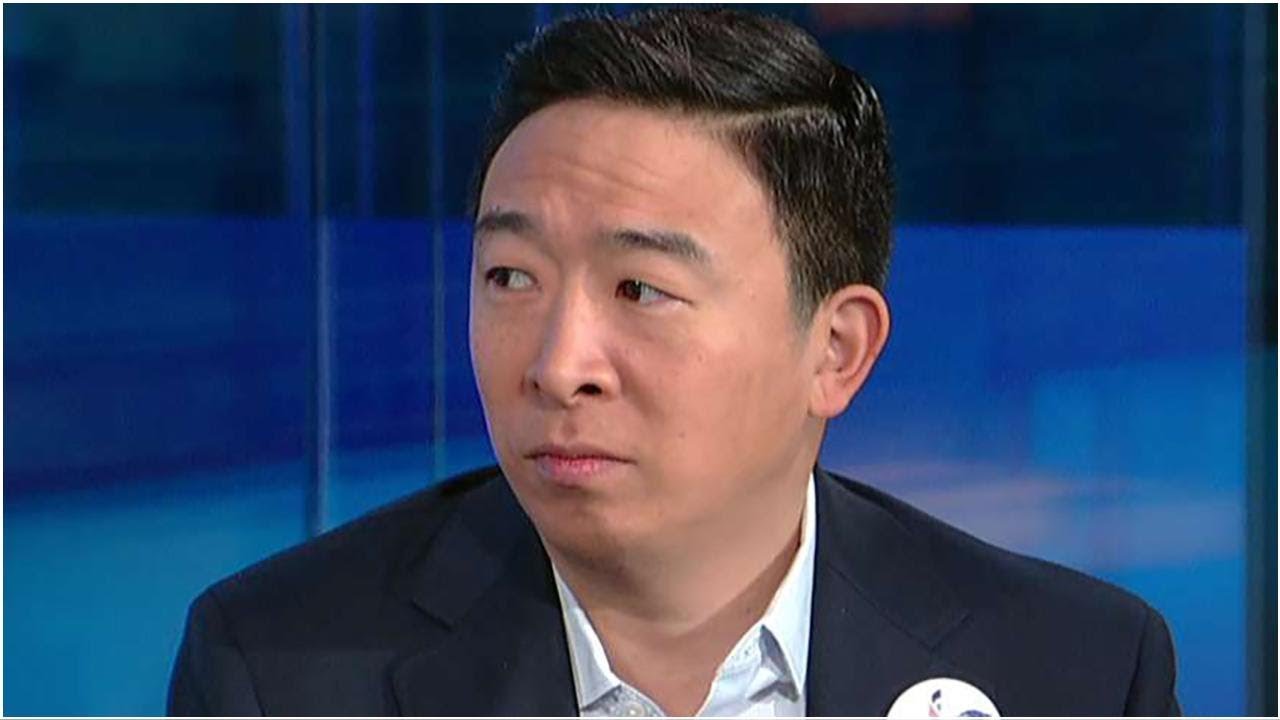 2020 candidate Andrew Yang defends $1,000 a month program, slams Dems for wanting to abolish Elec...