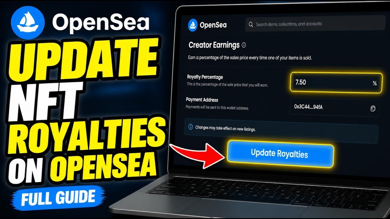 How to update NFT royalties using Seaport on OpenSea - Full Guide