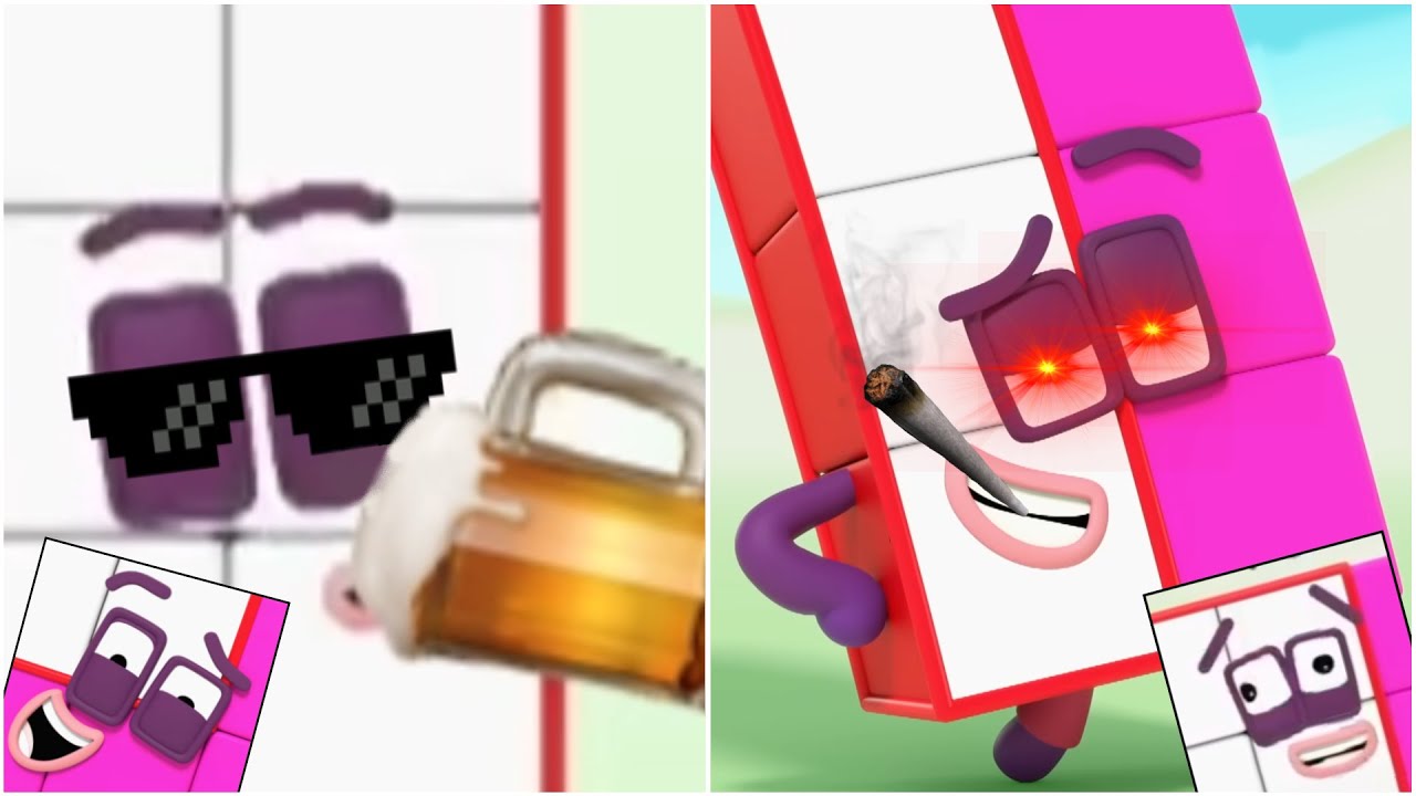Numberblocks YTP: Numberblock 18 is Slow