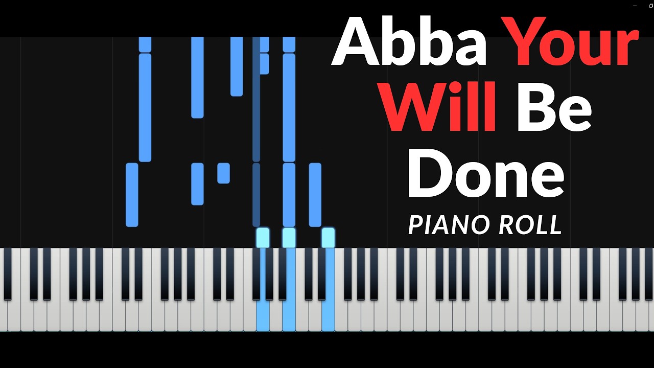 Abba Your Will Be Done | Piano Roll | + FREE Sheet Music, link in the description!