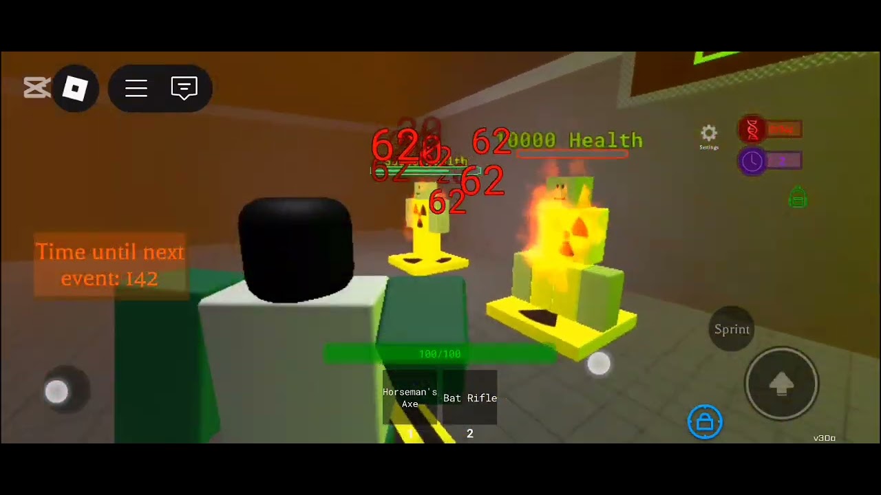 Showchasing the Halloween items in Survive In Facility Revamp