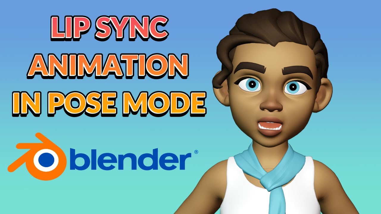 Blender 4.5 Lip Sync Animation With Pose Mode