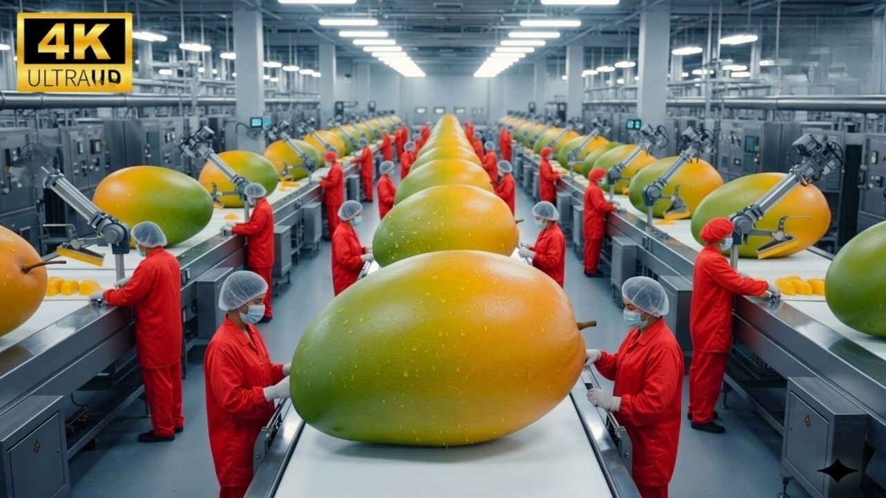 Inside a Modern Mango Factory: From Farm to Sweet Slices (Full Process)