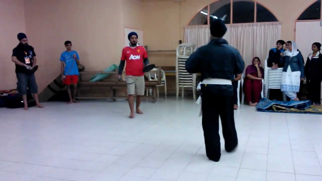 Ustad Uptej Singh ( Baba Fateh Singh Gatka Akhare Wale) during Sikhi Camp 2013 in Malaysia