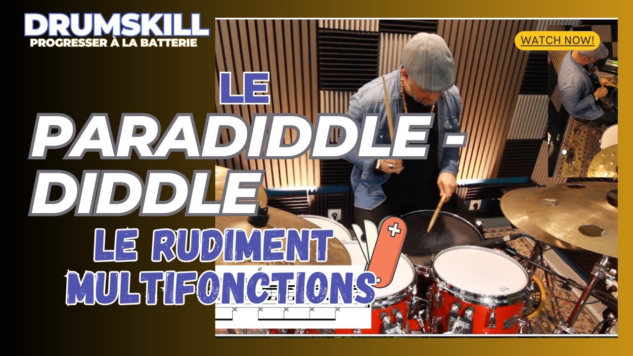 Progresser à la Batterie - Paradiddle-diddle le Rudiment Multifonctions 🧰