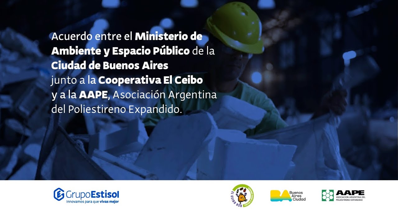 Grupo Estisol y el reciclado, junto a El Ceibo, la AAPE y el Gobierno de la ciudad.
