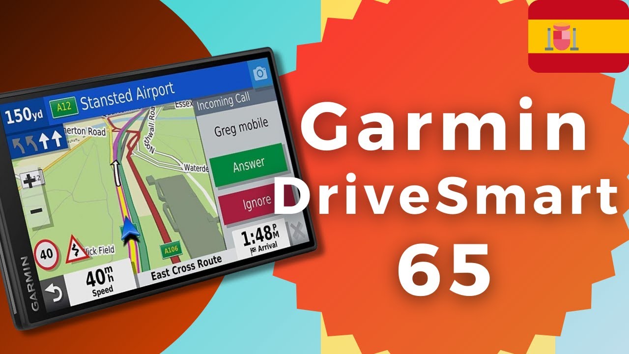 Garmin DriveSmart 65 – Mejor GPS para coche 2024 [ES]
