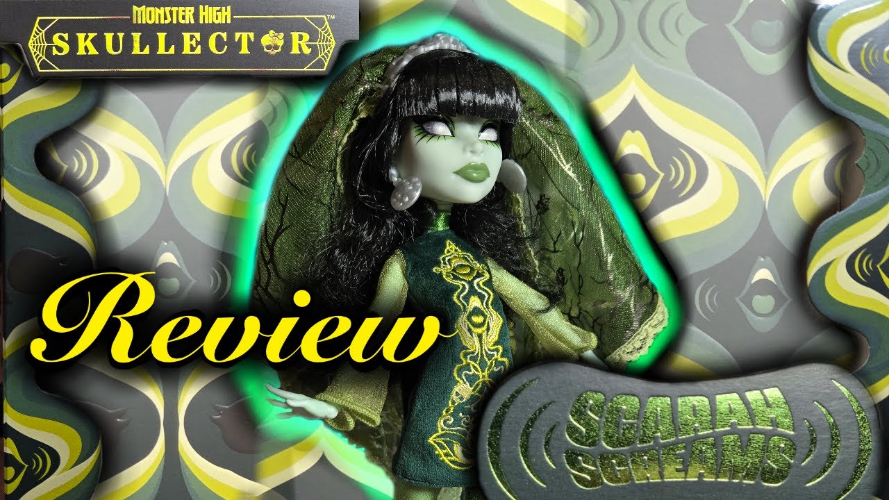 Кукла Скара Скримс из серии Monster High Skullector | Распродано! Распаковка и обзор💚