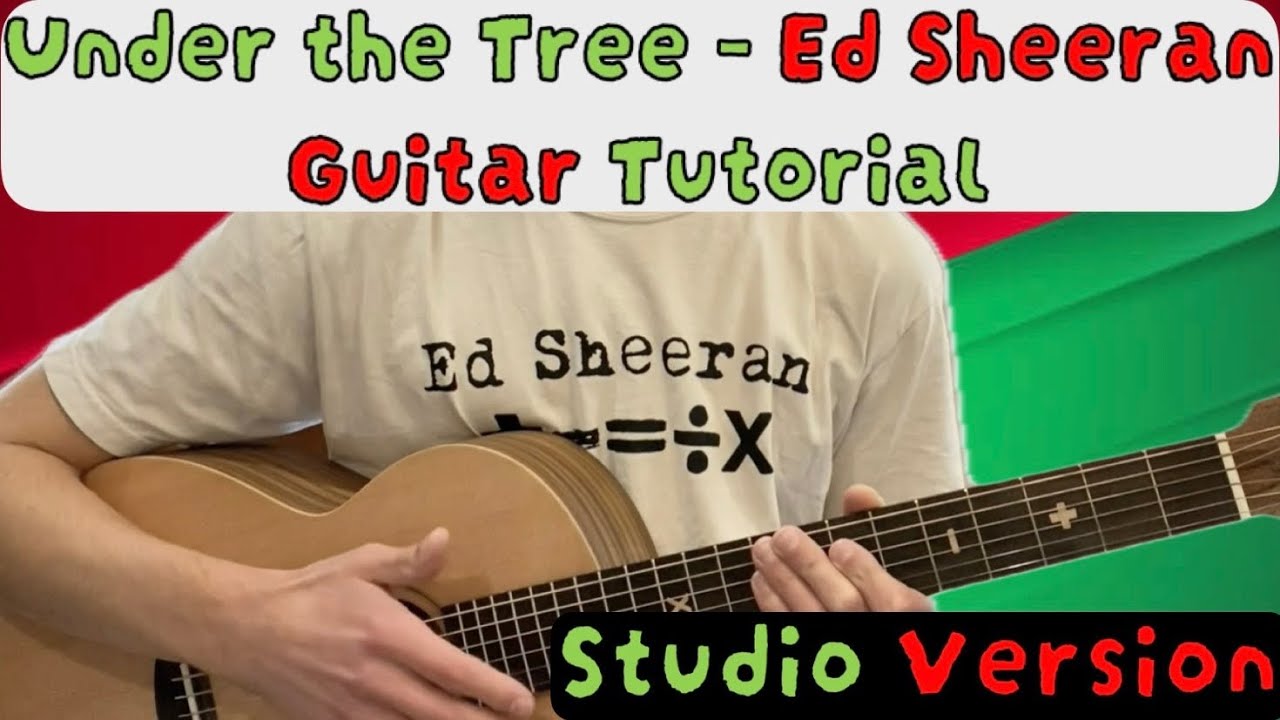 Under the Tree Guitar Tutorial (That Christmas) Ed Sheeran Easy Tutorial [Chords and Strumming]