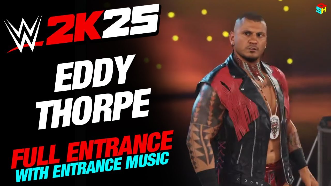 EDDY THORPE WWE 2K25 ENTRANCE - #WWE2K25 EDDY THORPE NXT ENTRANCE WITH MUSIC