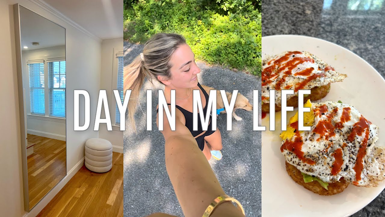 VLOG: home projects, getting back into running, + my fav breakfast ever !
