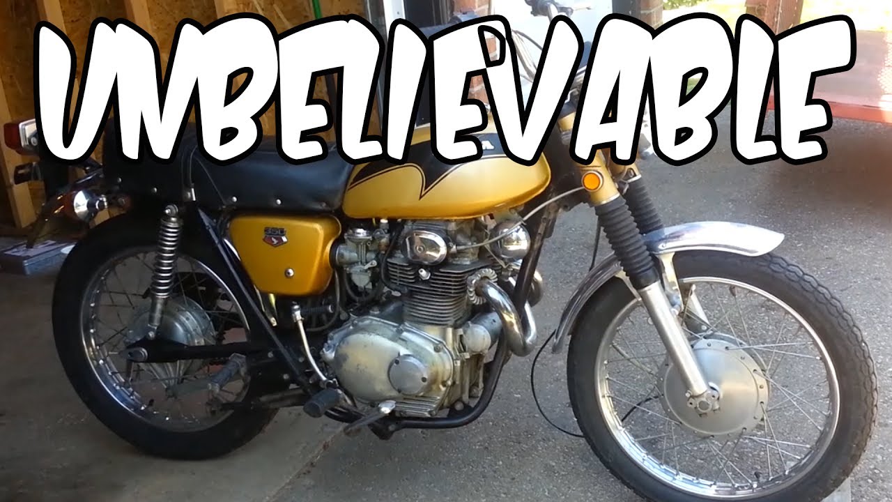UNBELIEVABLE - 1971 Honda CL350 Project - pt1