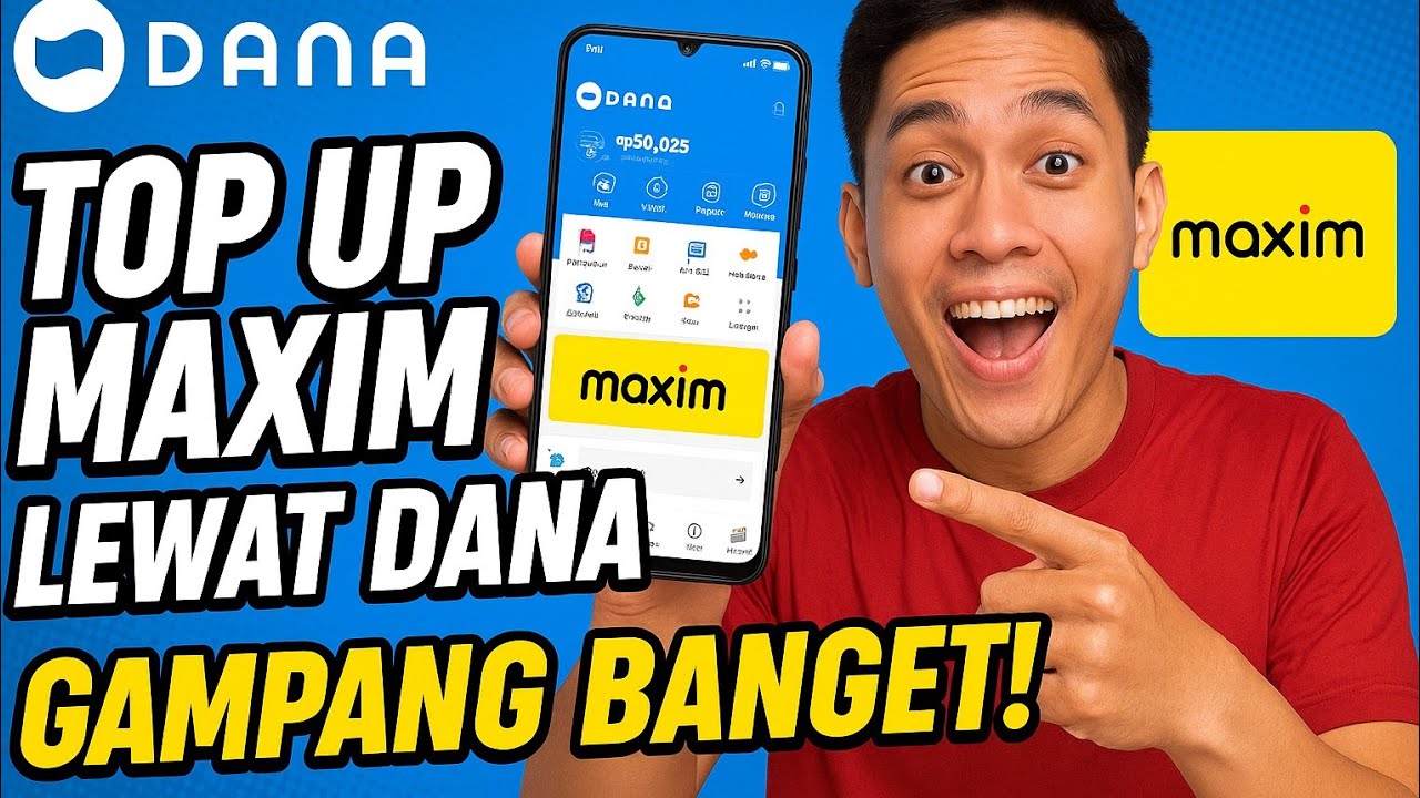 Cara Isi Saldo Maxim Lewat Dana #dana #tutorial 