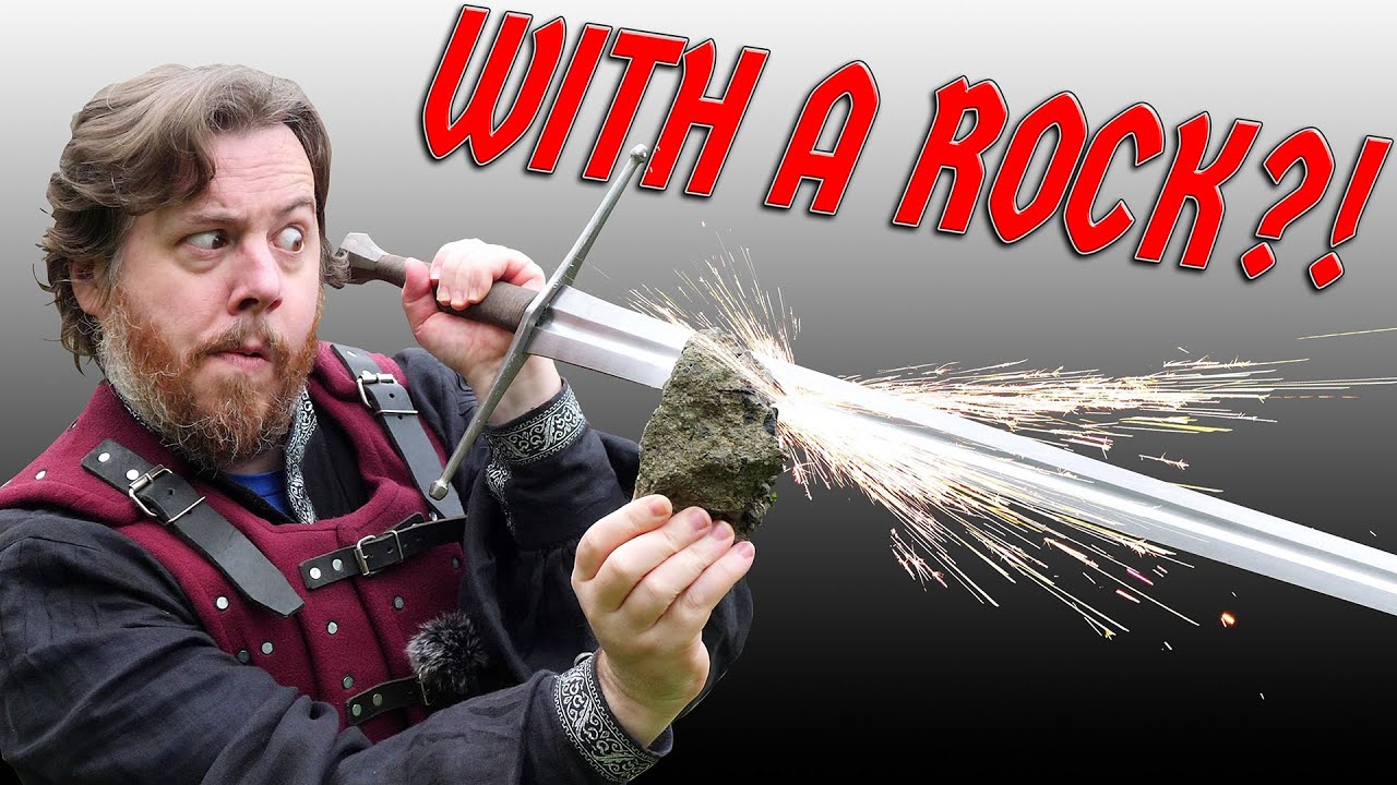 Can you sharpen a SWORD with a ROCK - sword maintenance for the adventurer on the go.