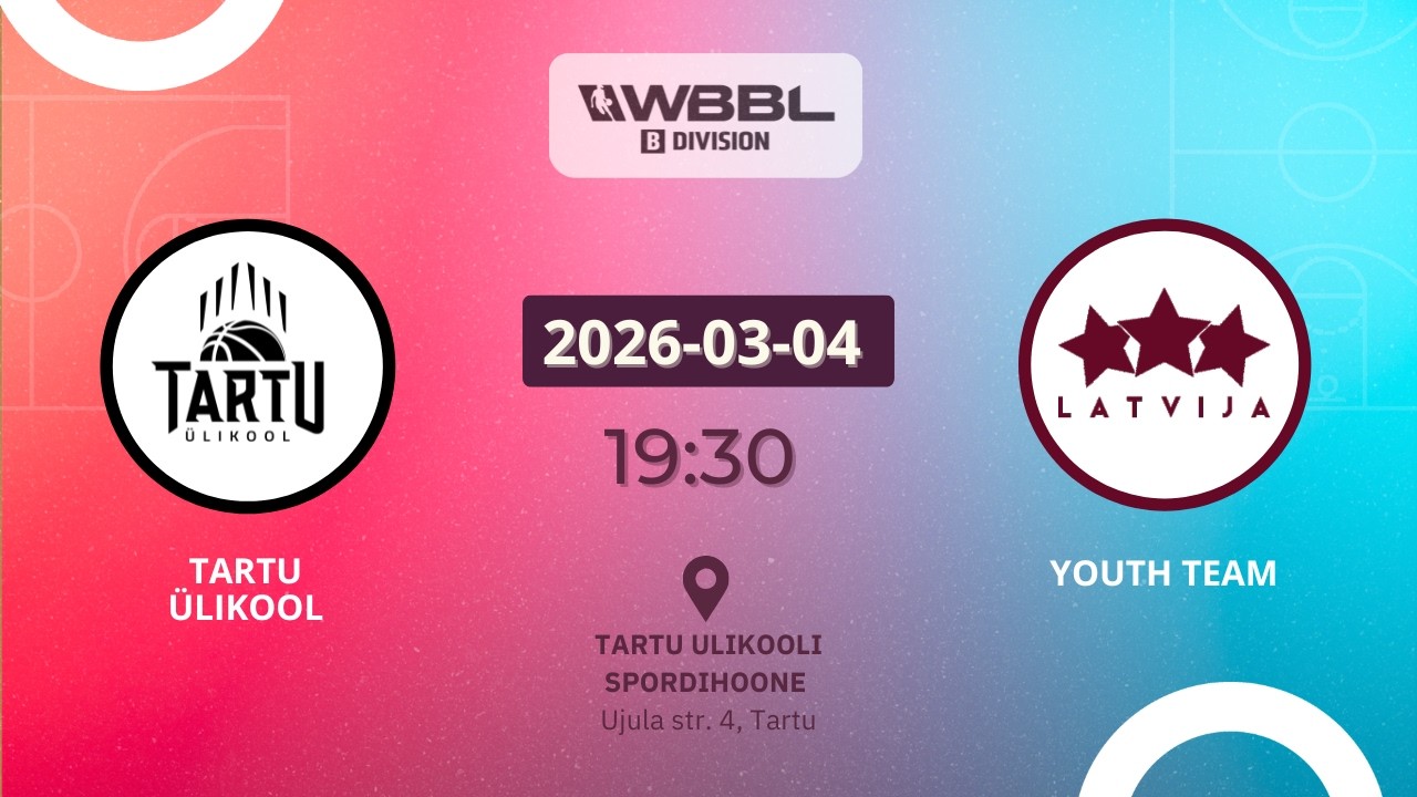 WBBL Division B: Tartu/Ulikool v Youth Team